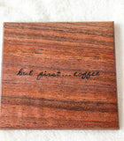 Coffee/ Tea Walnut Coasters