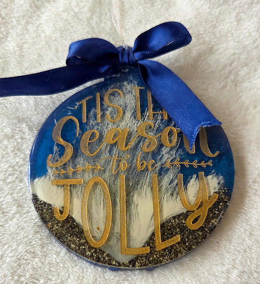 Ocean Ornament - Tis the Season to be Jolly