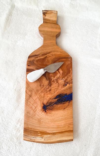 Wine bottle Walnut Charcuterie Board