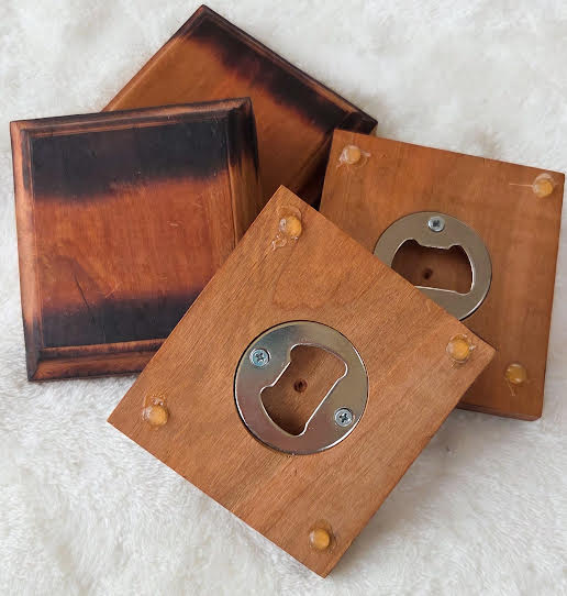 Coaster Bottle Opener- Duel Burn