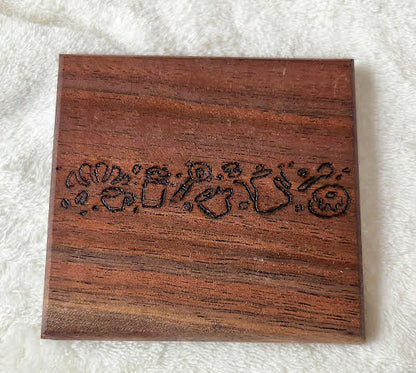 Coffee/ Tea Walnut Coasters