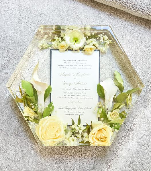 12 Inch Floral Preservation Hexagon
