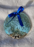 Christmas Ocean Ornament- Blue Waves