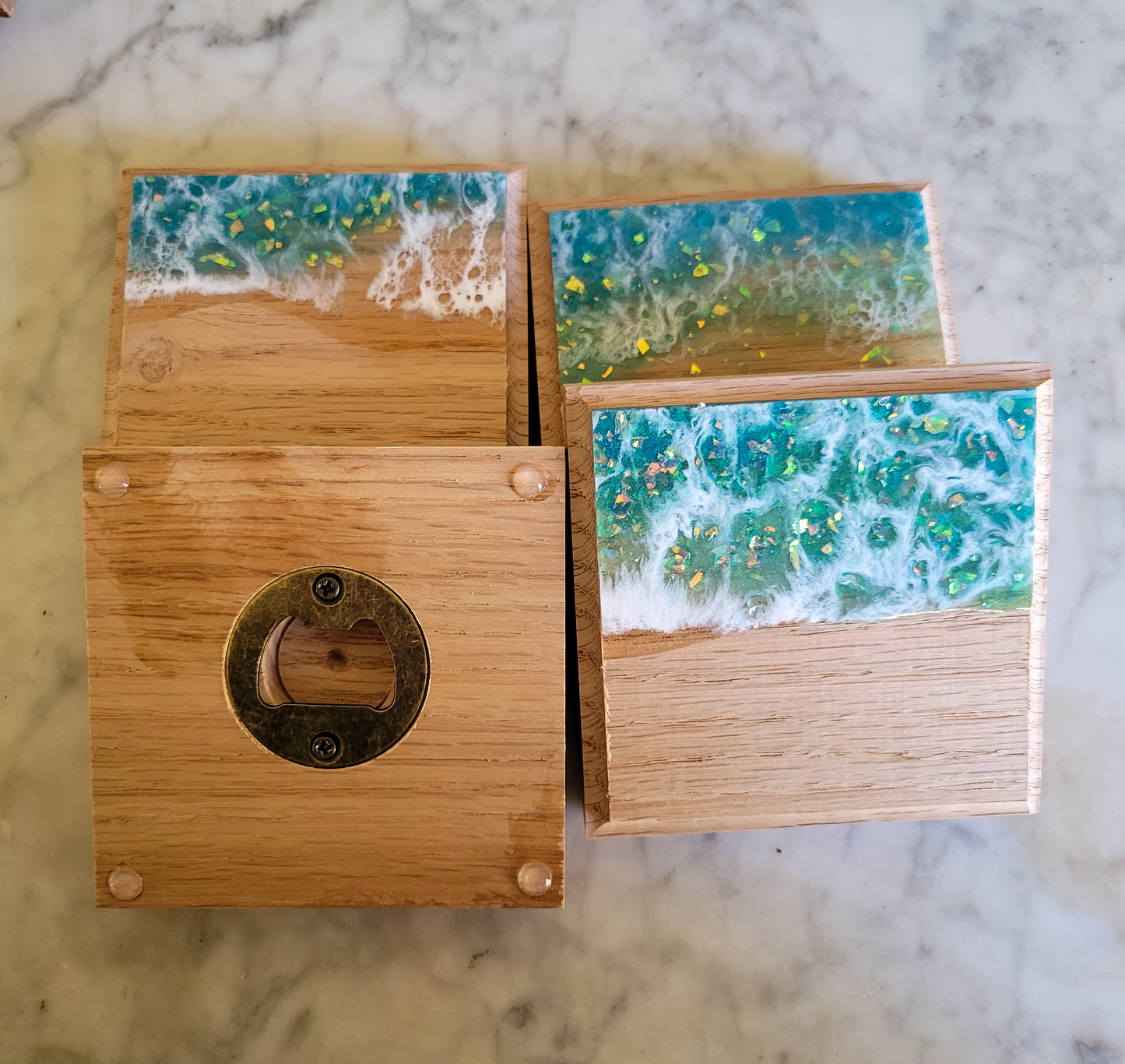 Wave Coaster Bottle Opener (B2)